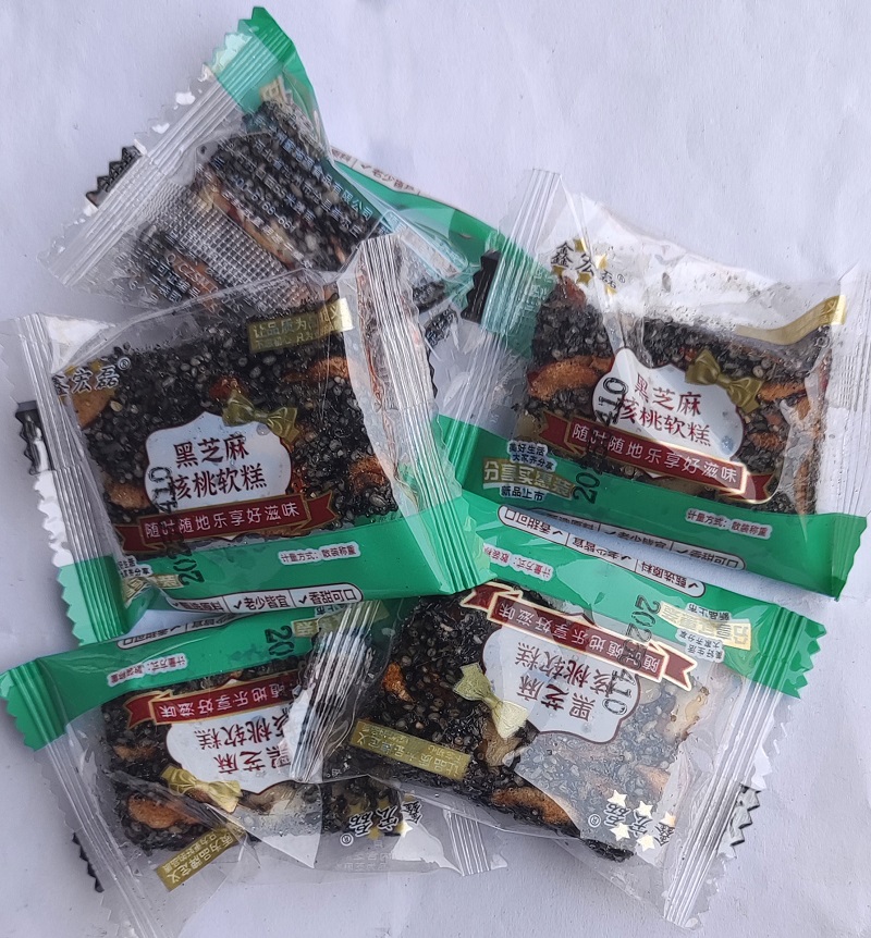 黑芝麻核桃软糕500克
